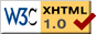 This site is valid XHTML